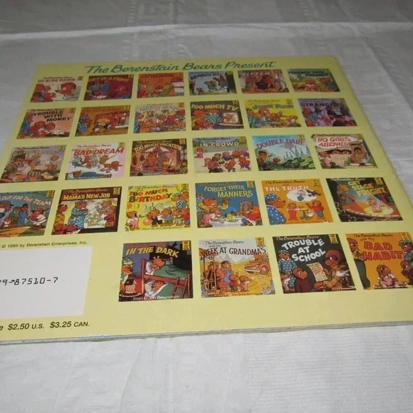 The Berenstain Bears and the GREEN-EYED MONSTER Color Illustrated Paperback Book - Picture 2 of 3